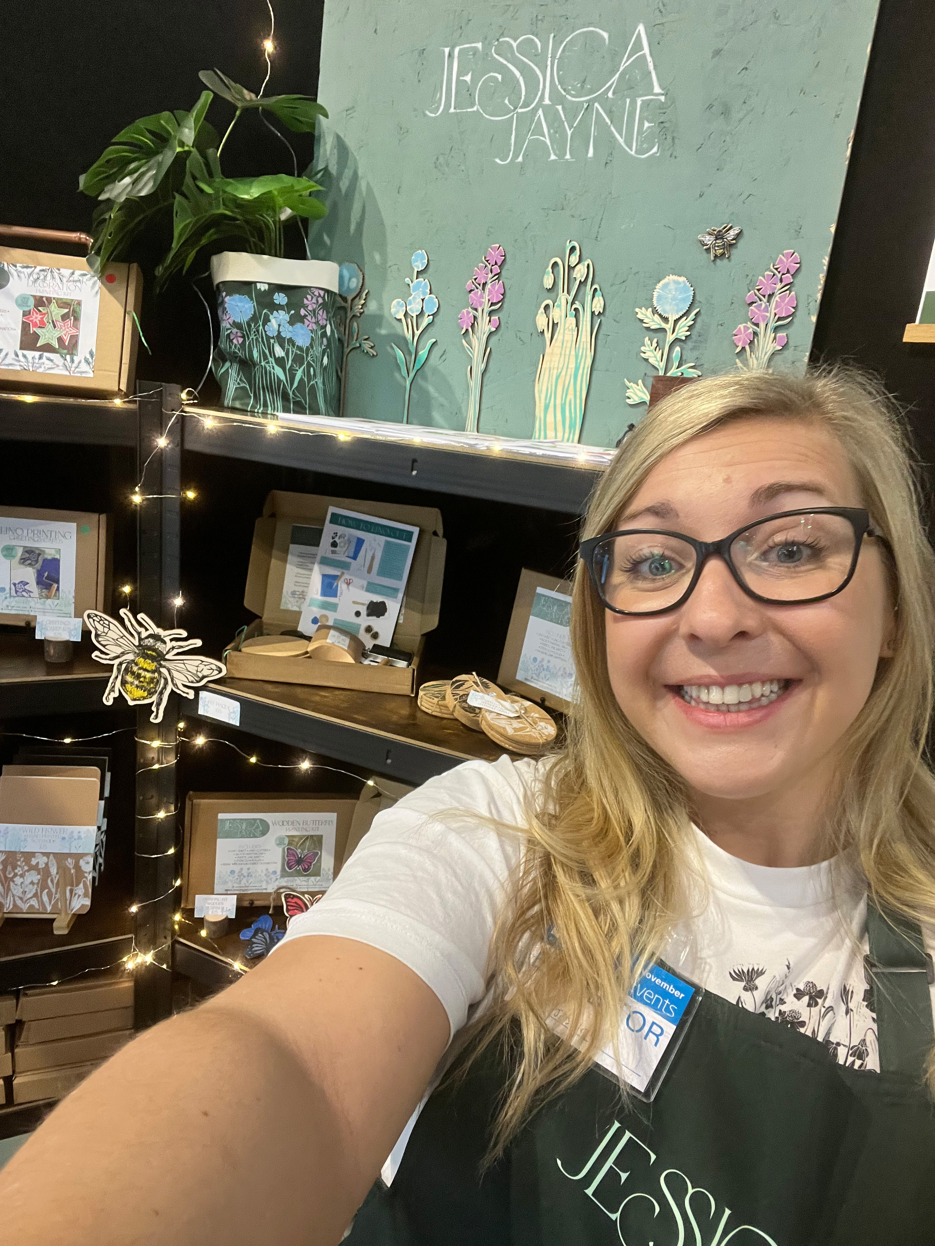 Jessica at the Creative Craft Show