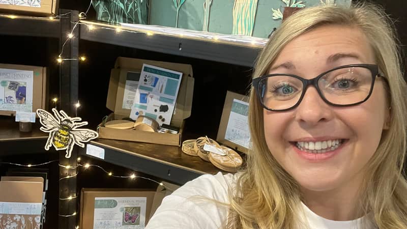 Jessica at the Creative Craft Show