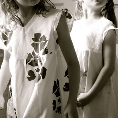 Passionate about repurposing and history, all the fabric is antique cotton and linen saved from being lost in time and given a second life for life loving kids