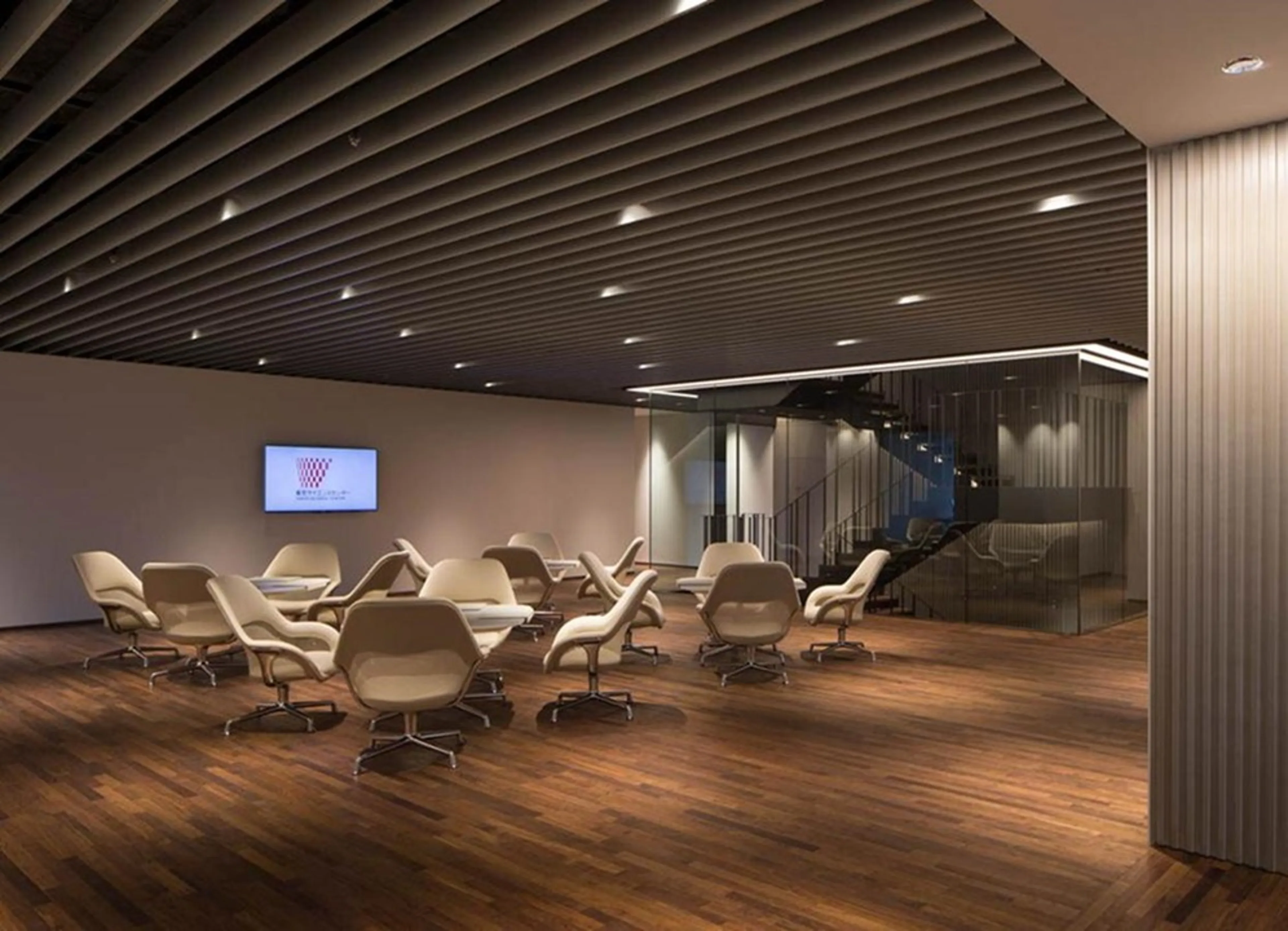 Lounge in the Johnson & Johnson Institute facility location in Tokyo, Japan