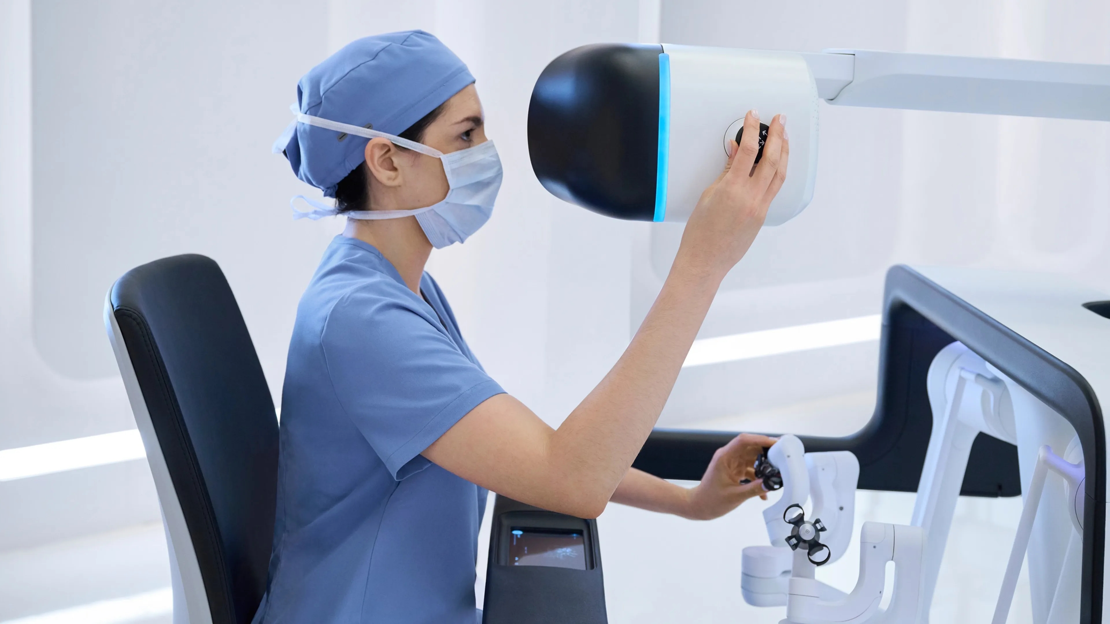 Table-integrated arms of the OTTAVA Robotic Surgical System