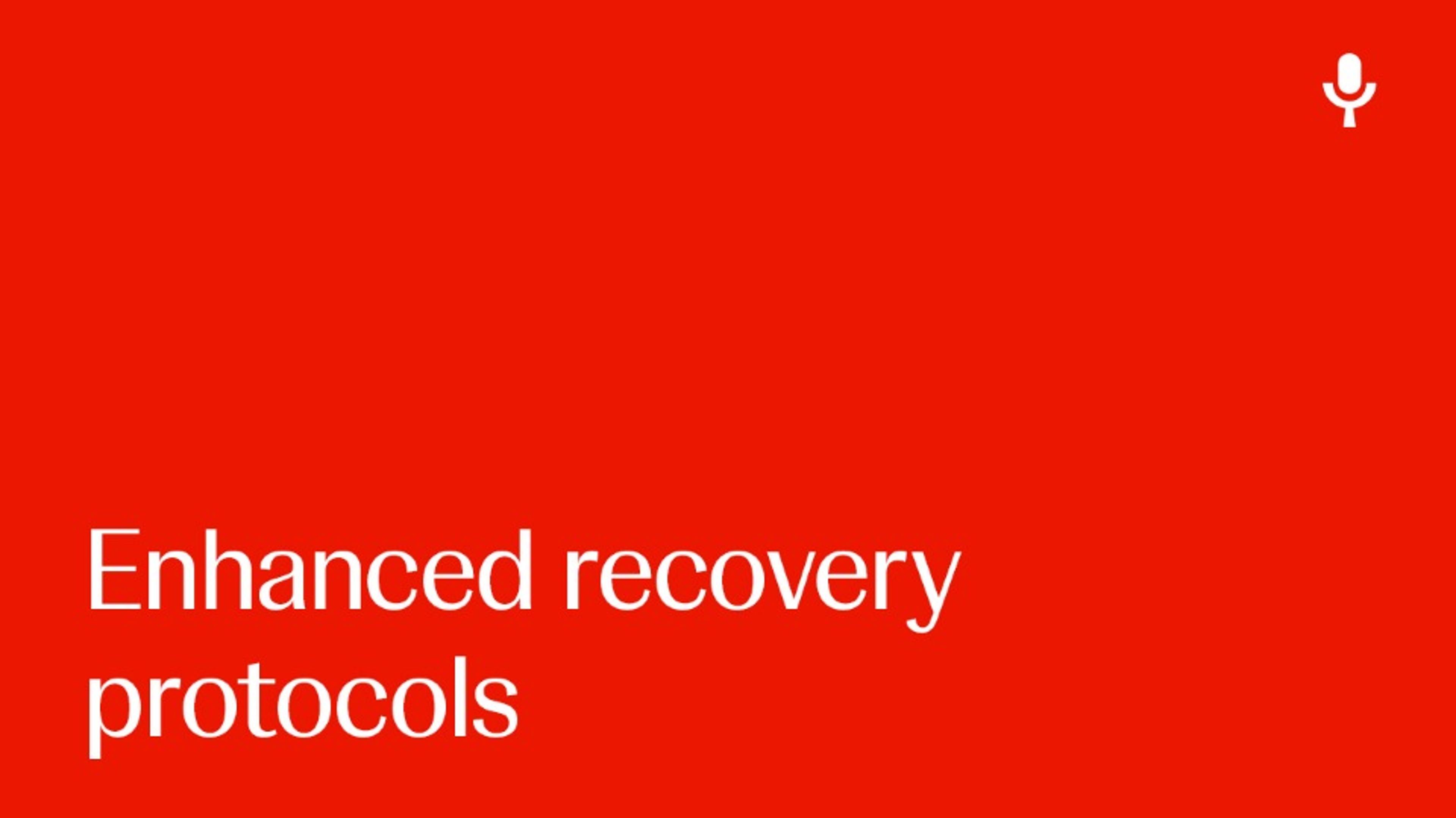 US_ETH_STAP_336431 - Enhanced recovery protocols after colorectal surgery with Joe Carmichael, MD