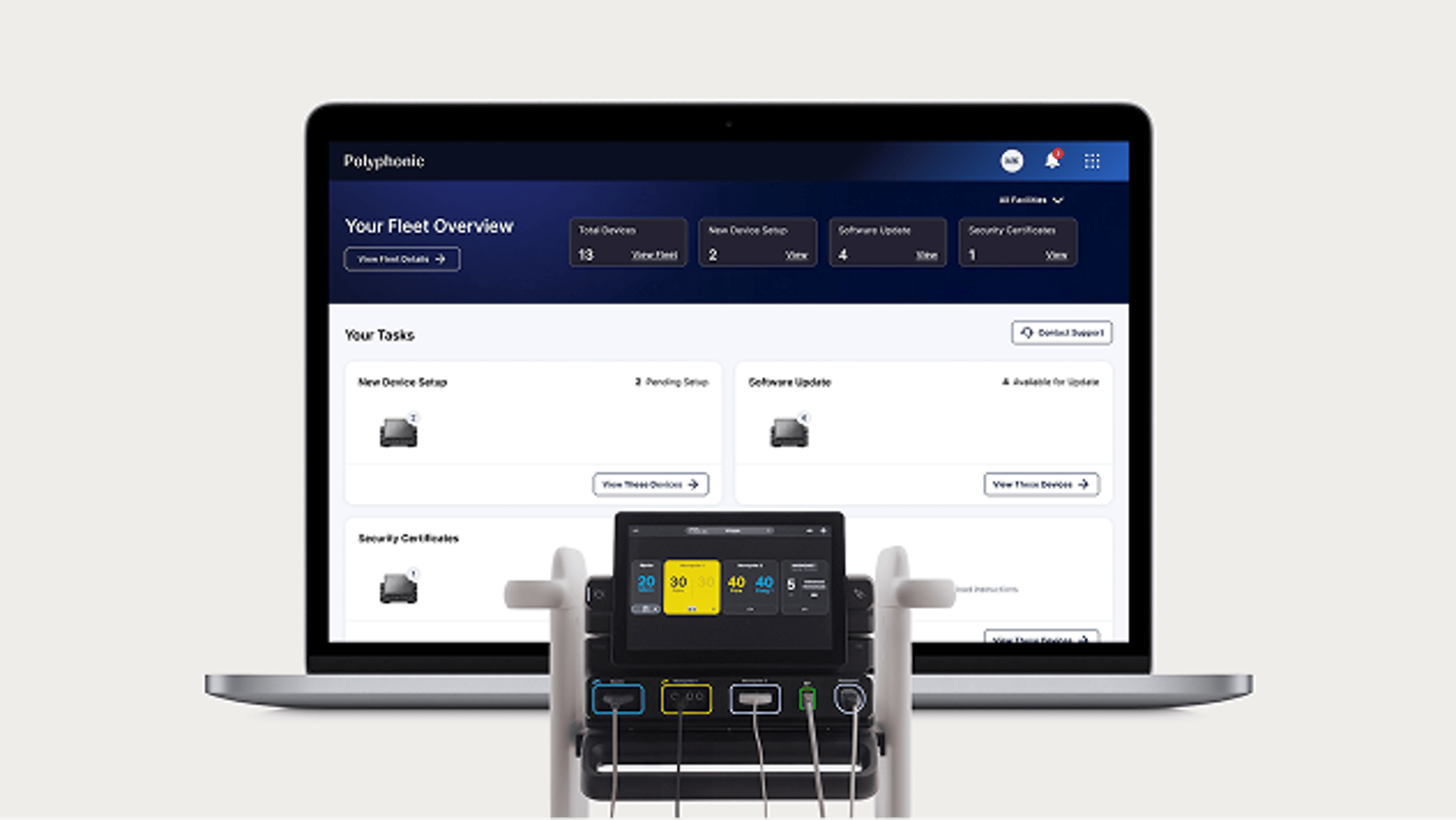 Polyphonic Fleet management device