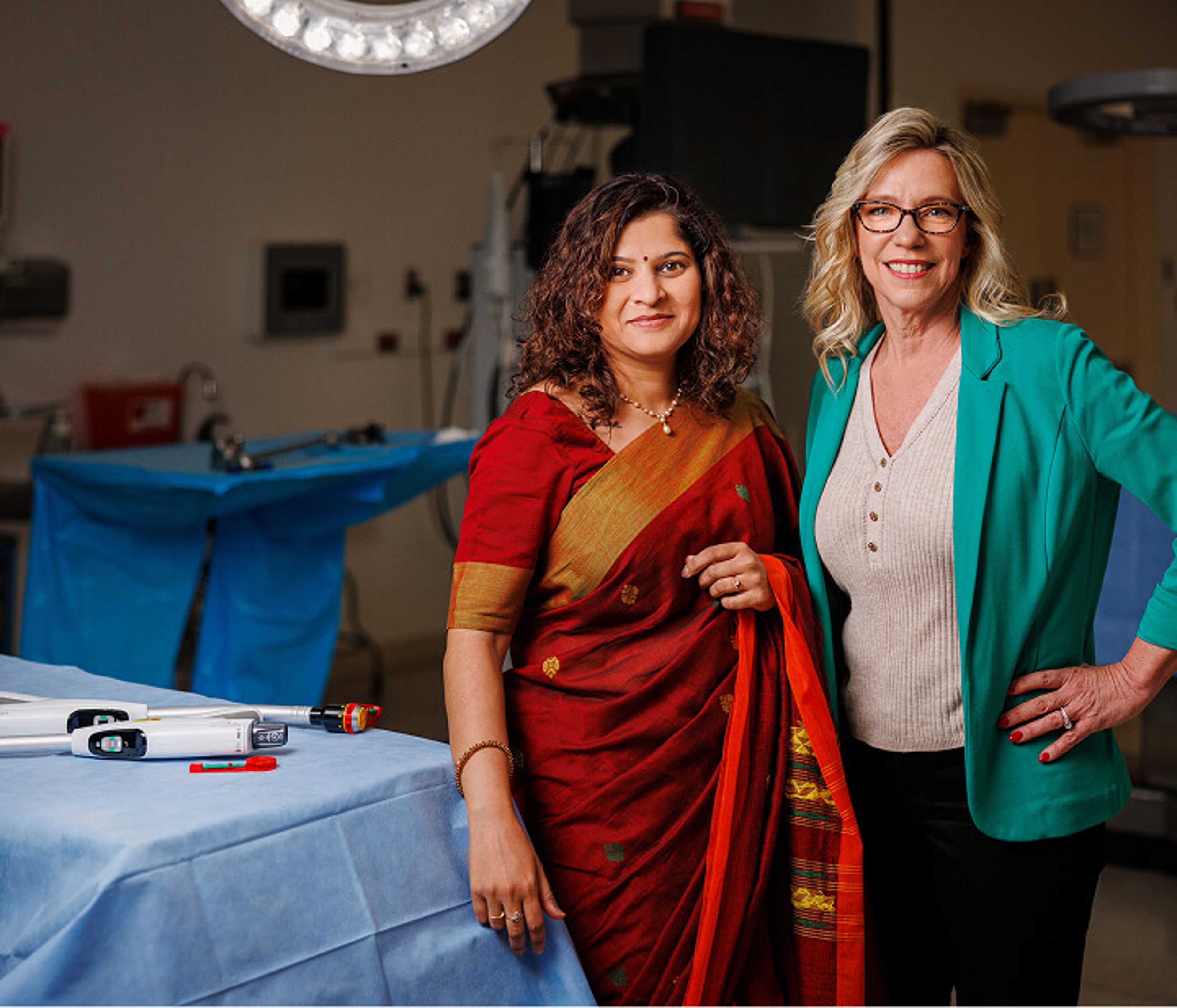 Amy Wiesman and Prachi Rojatkar