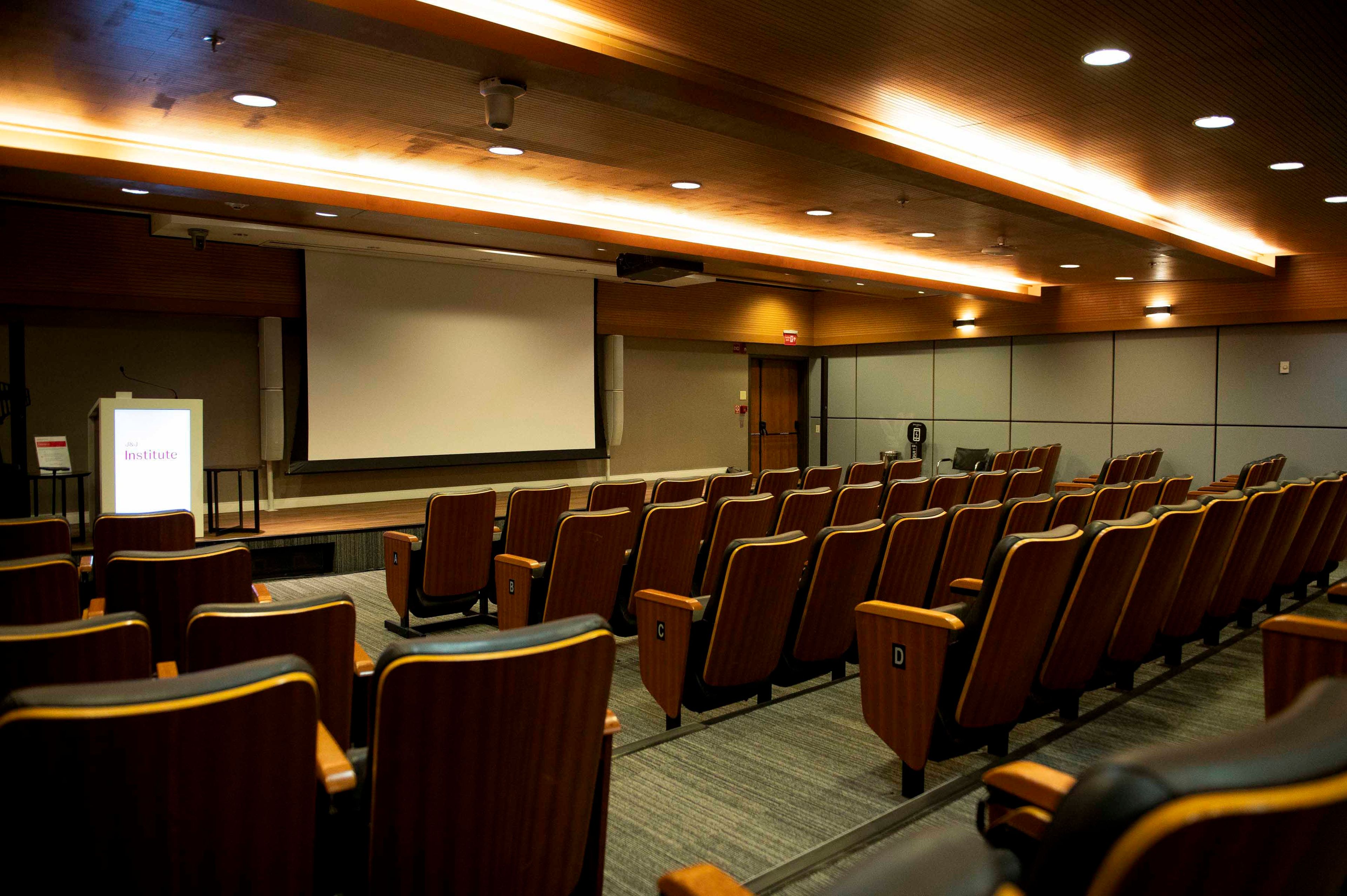 Auditorium in the Johnson & Johnson Institute facility location in São Paulo, Brazil