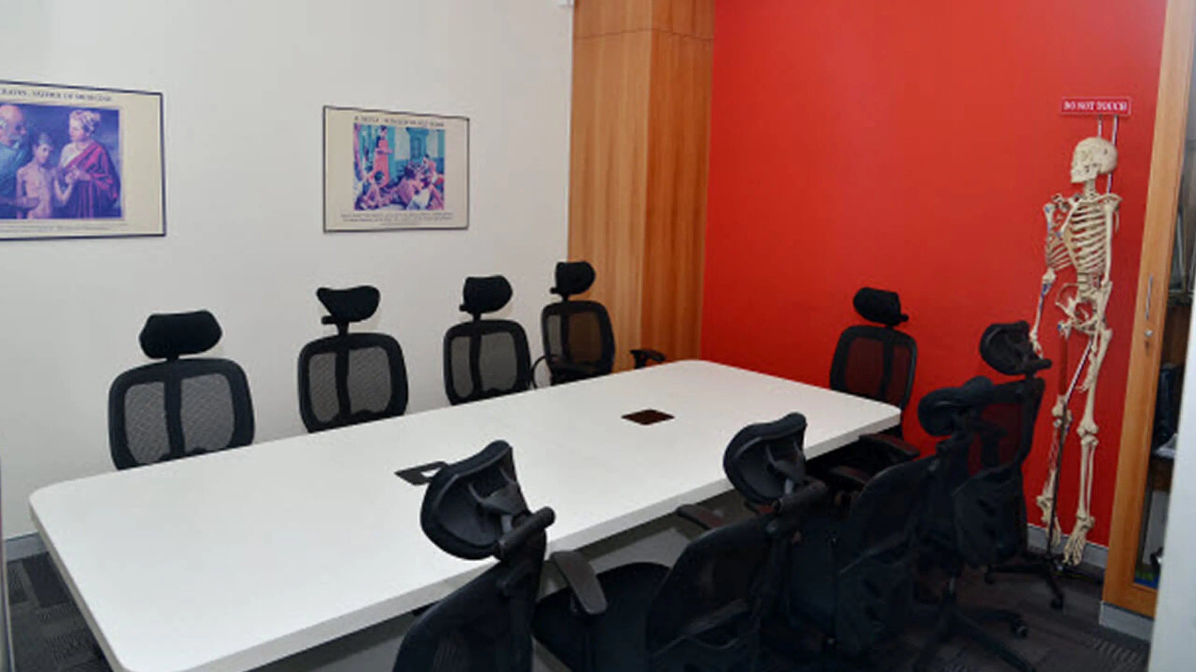 Conference room in the Johnson & Johnson Institute facility location in Chennai, India