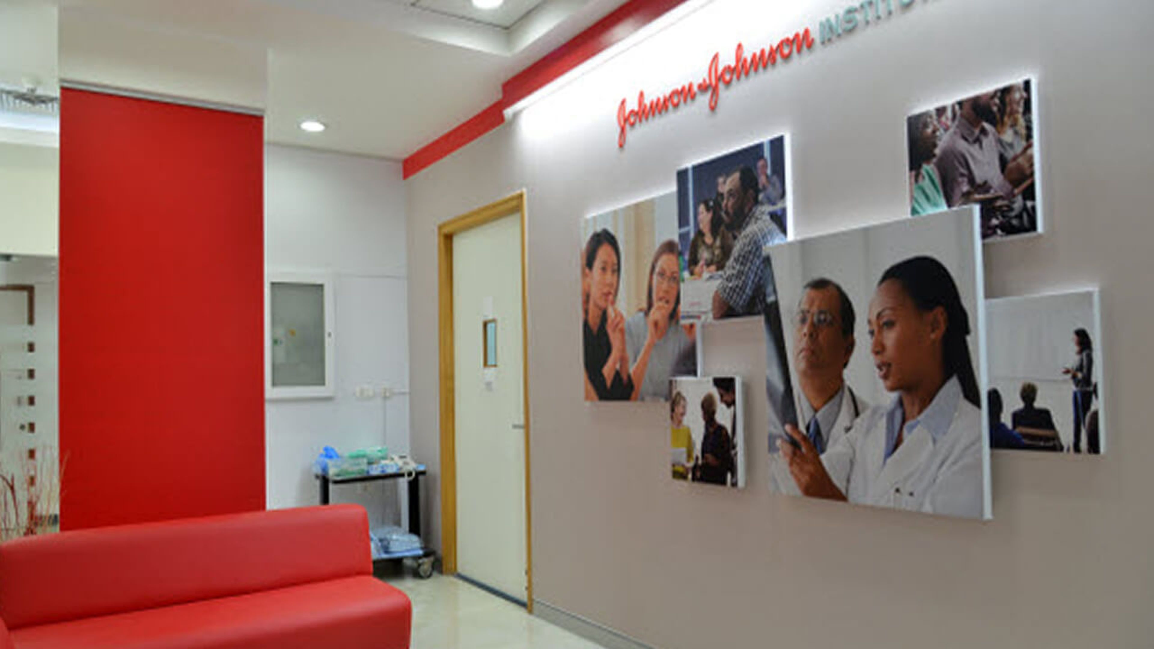 Faculty lounge in the Johnson & Johnson Institute facility location in Chennai, India