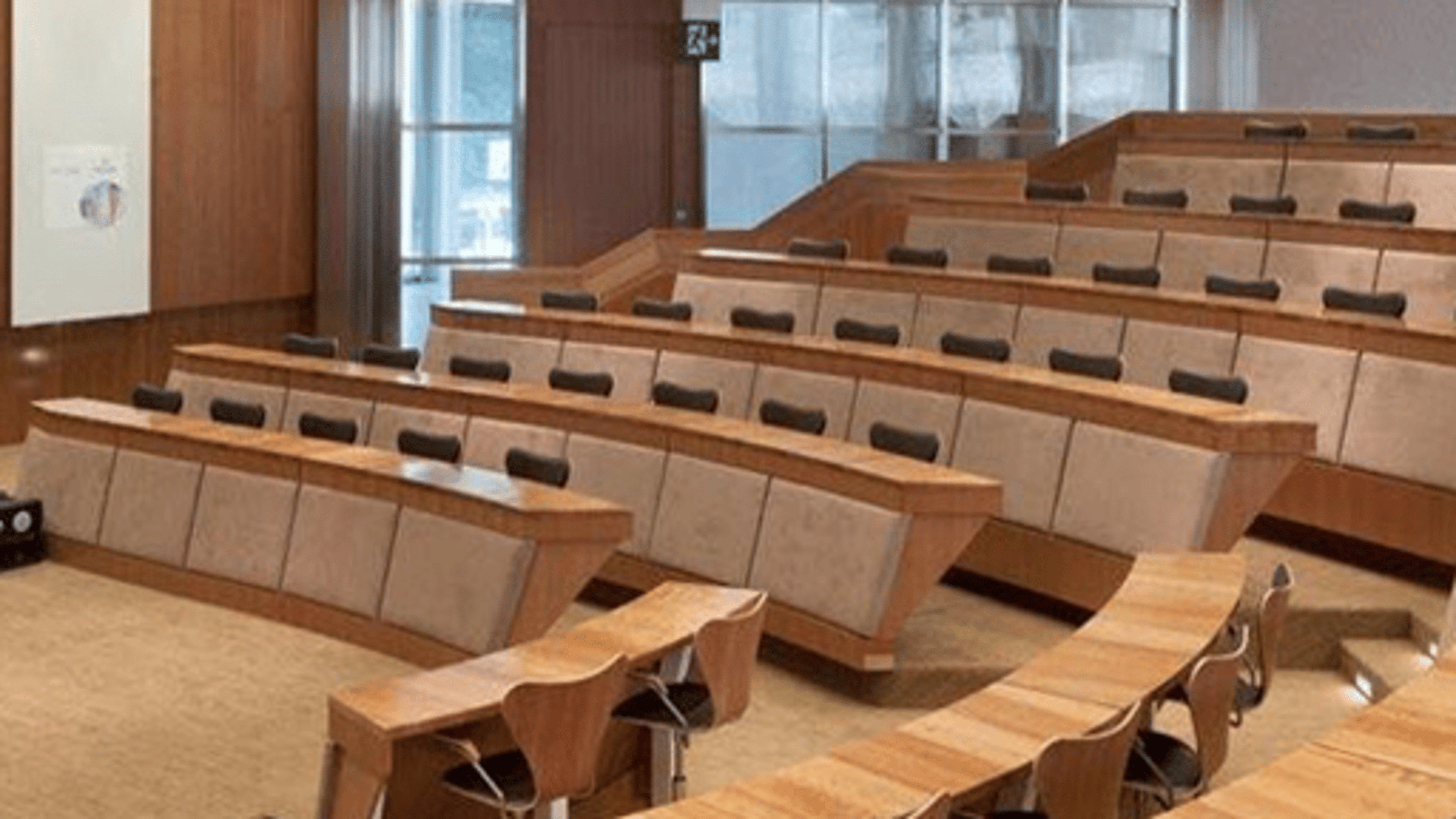 Auditorium in the Johnson & Johnson Institute facility location in Solothurn, Switzerland