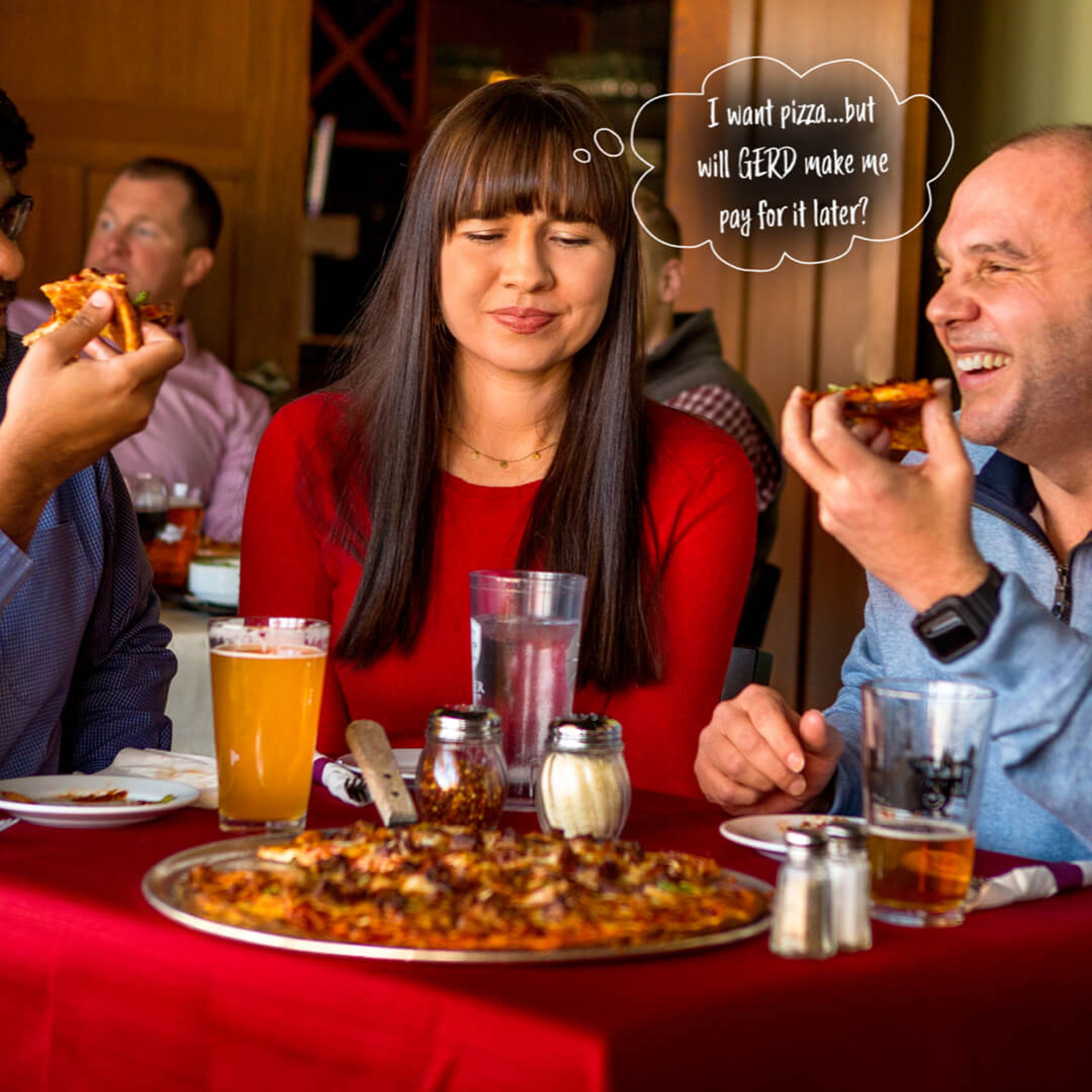 I want pizza, but will GERD make pay for it later?