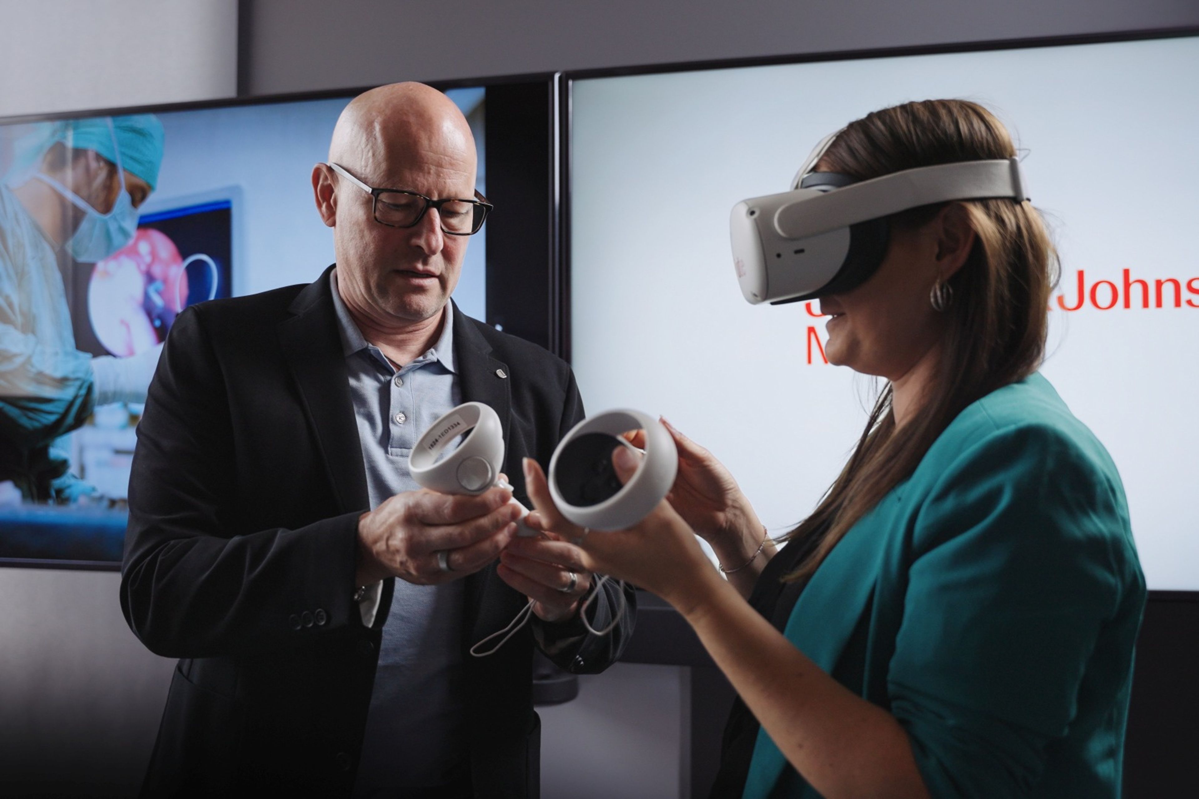Virtual reality at the Johnson & Johnson Institute facility location in Solothurn, Switzerland