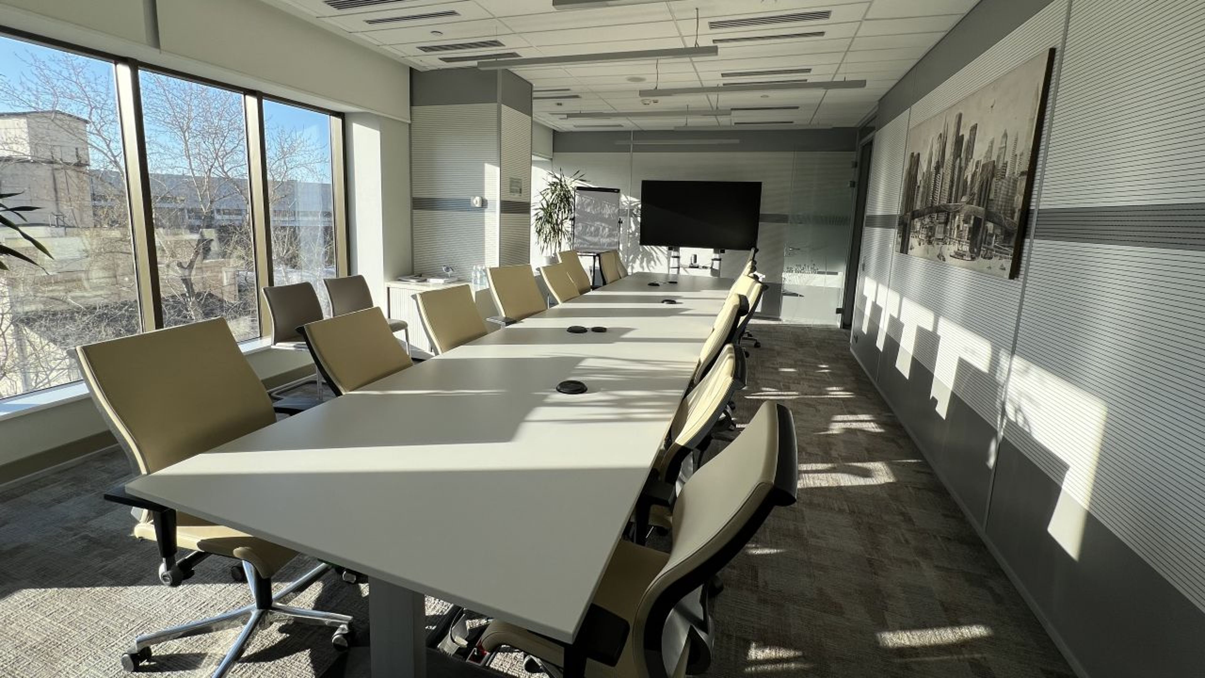 Conference room in the Johnson & Johnson Institute facility location in Moscow, Russia