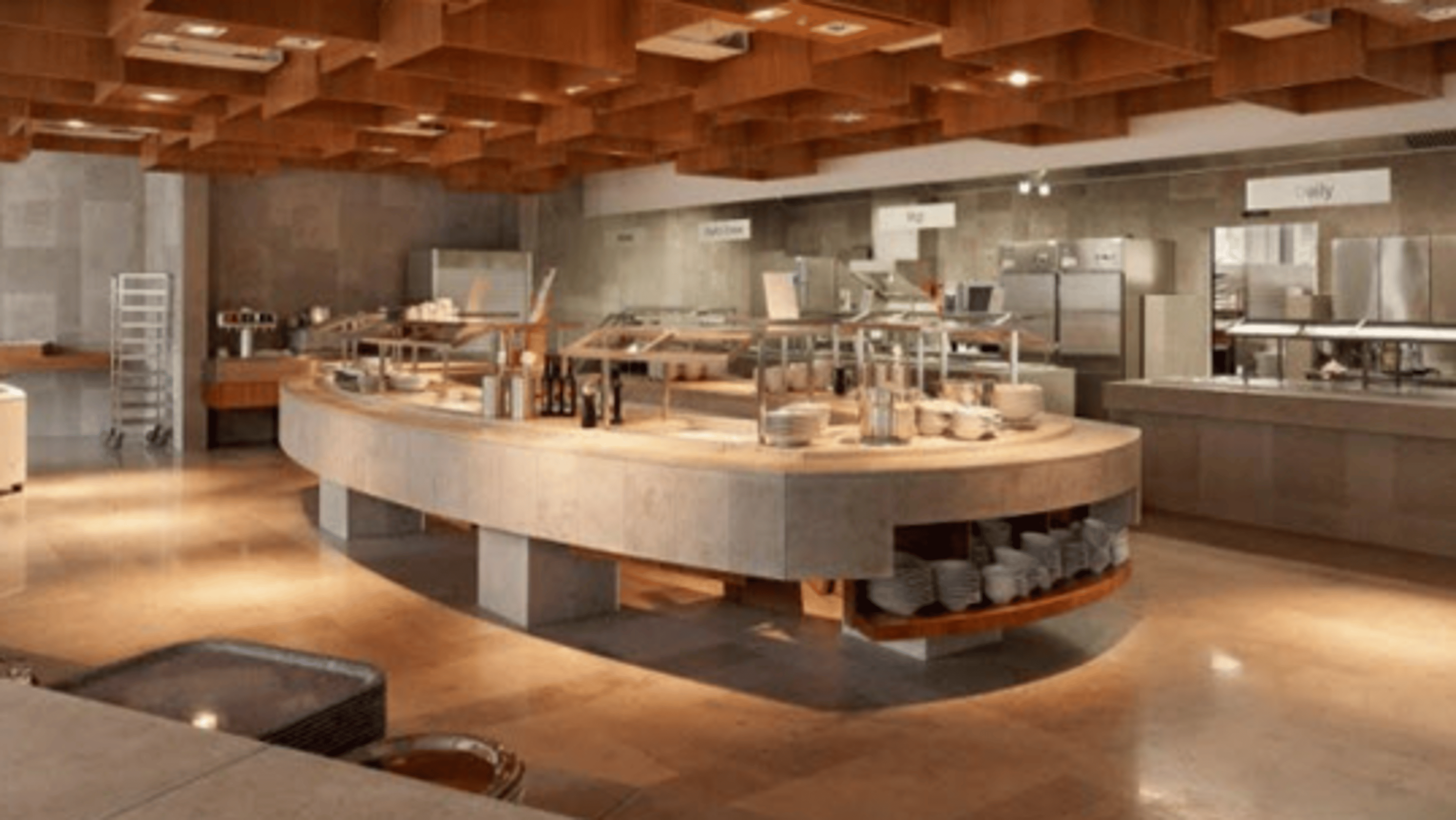 Cafeteria in the Johnson & Johnson Institute facility location in Solothurn, Switzerland