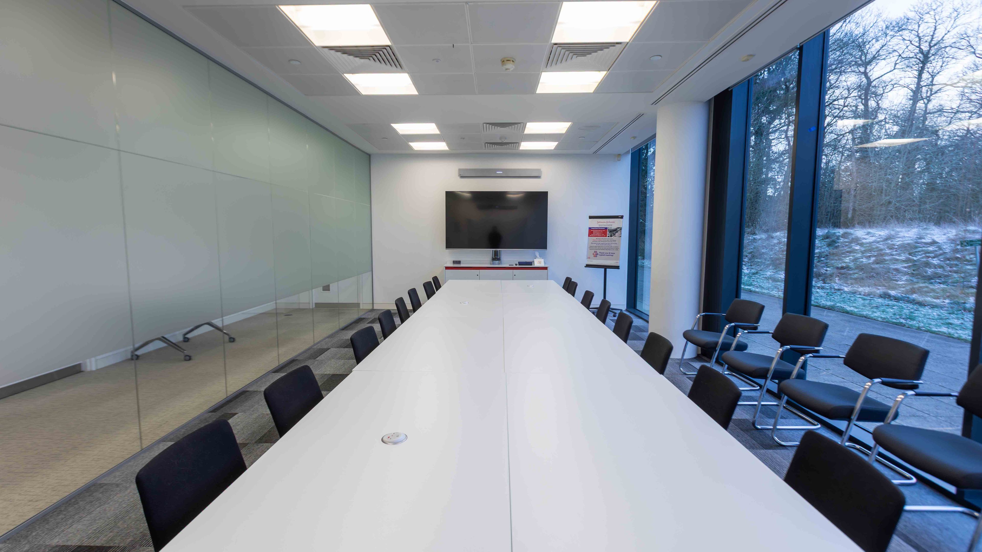 Conference room in the Johnson & Johnson Institute facility location in Wokingham, United Kingdom
