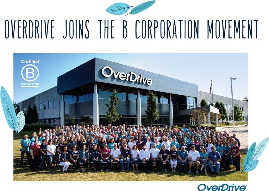 OverDrive joins the B Corporation movement