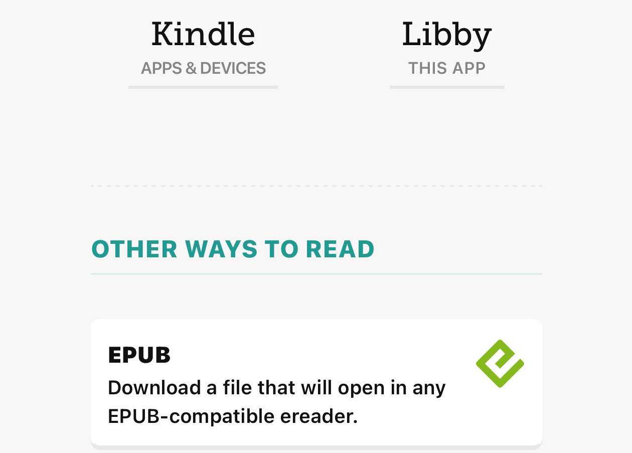 Read on your ereader