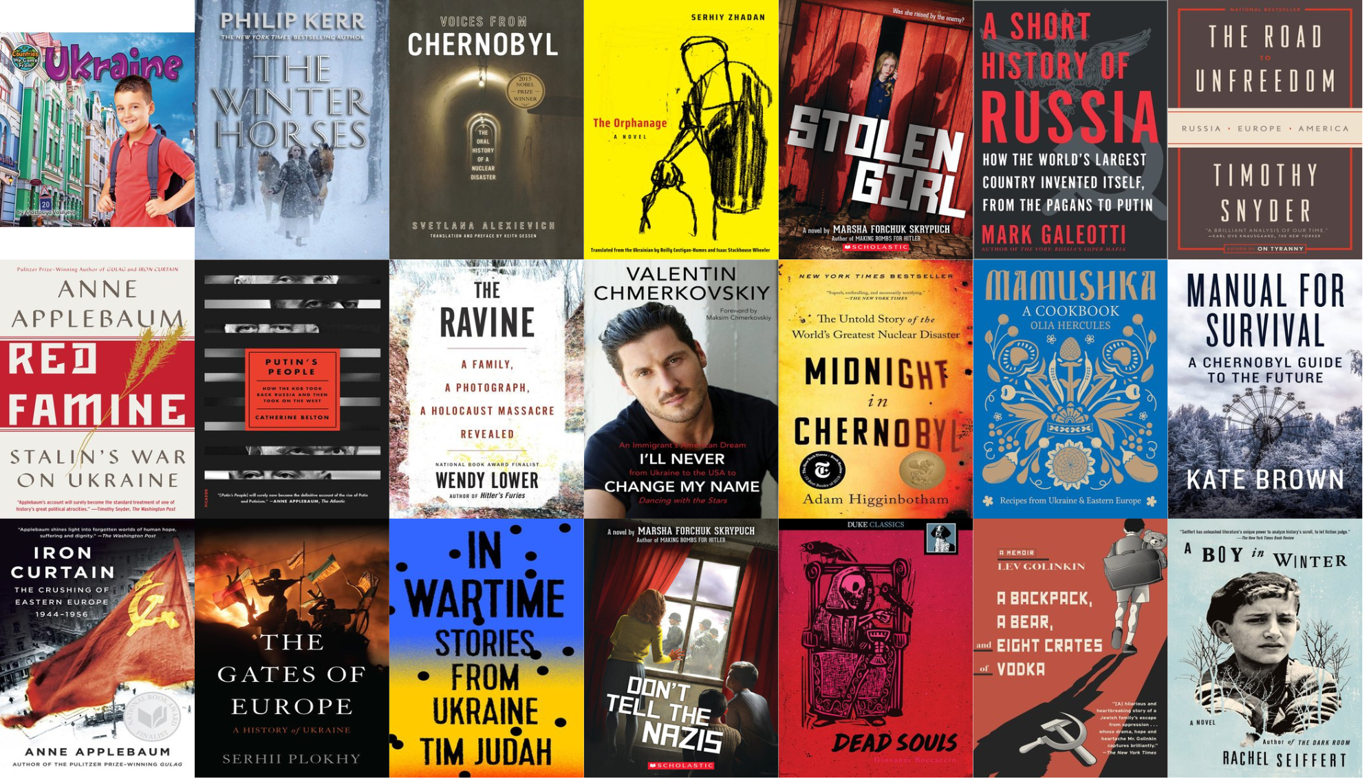 Books about Russia/Ukraine