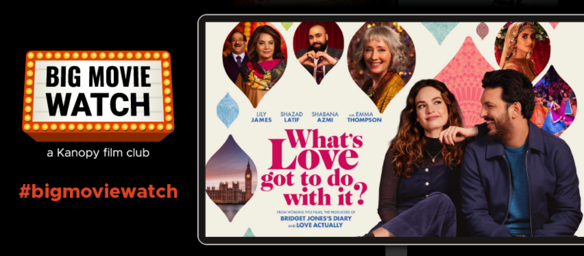 Cover image of the film "What's Love Go to Do With It?" with Big Movie Watch logo and #bigmoviewatch