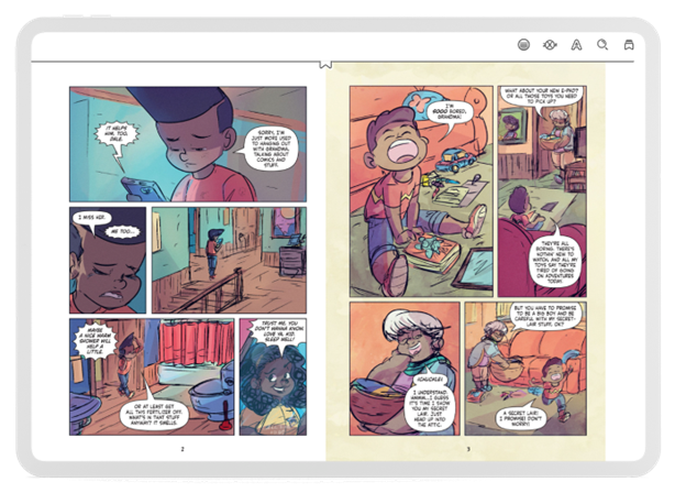 Graphic novel on Libby for kids