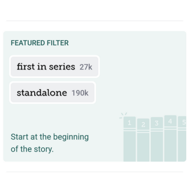 First in series - standalone filter in Libby