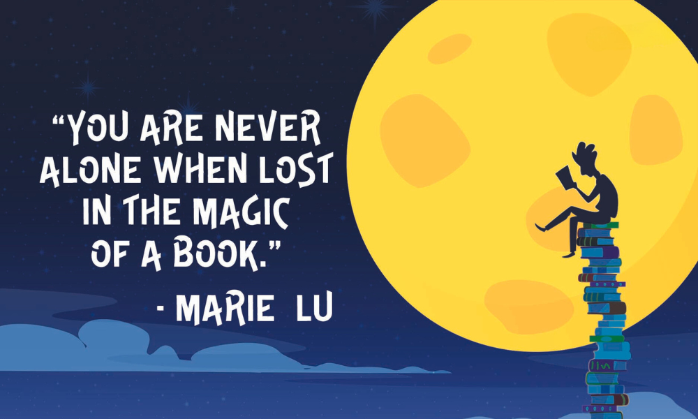 You are never alone when lost in the magic of a book. - Marie Lu