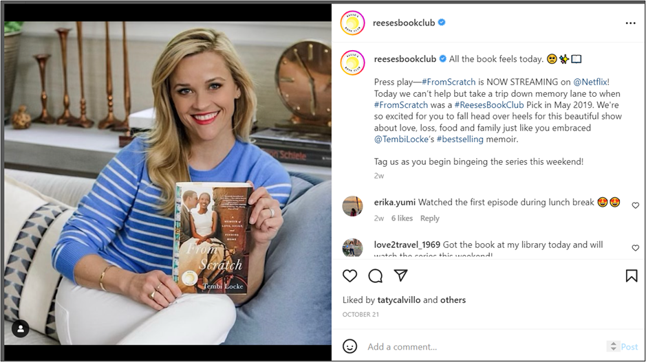 Reese Witherspoon's Book Club