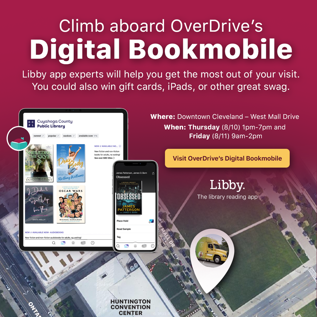 Climb aboard OverDrive's Digital Bookmobile