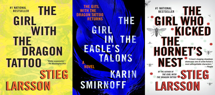 Books by Stieg Larsson, David Lagercrantz & Karin Smirnoff