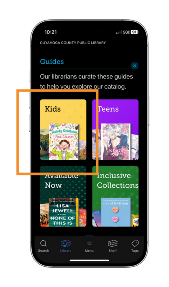 Kids Catalog Guides in Libby