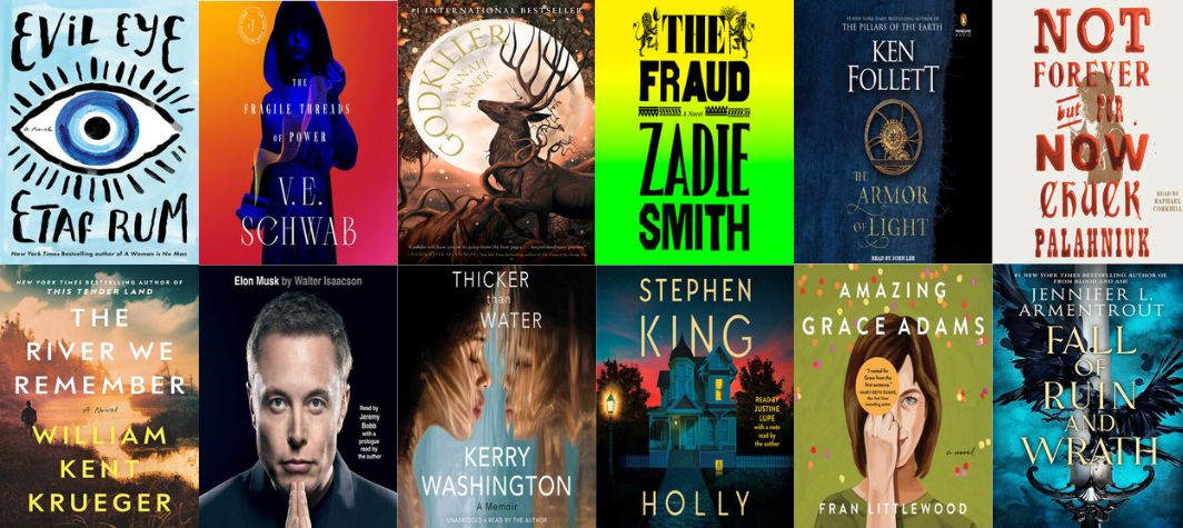 A collage of book covers being released in September