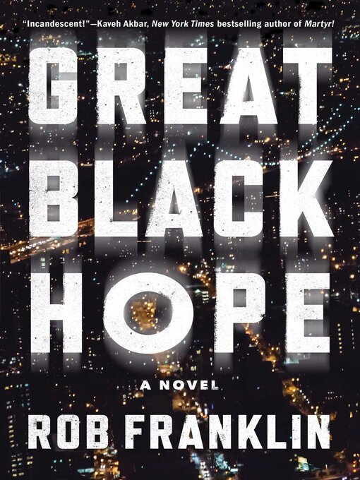 A minimalist book cover featuring a night, cityscape background with the title 