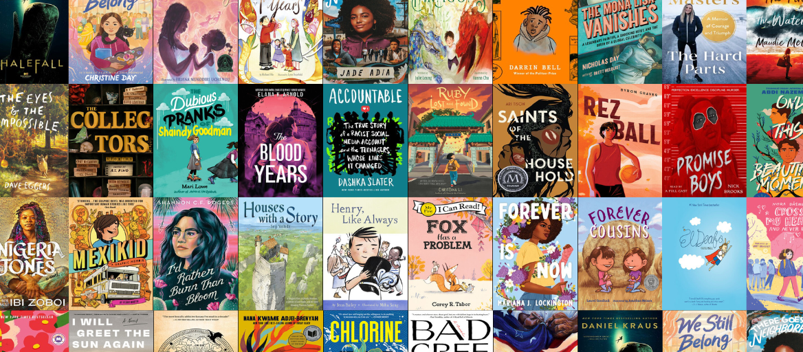 Collage of children's and young adult book covers