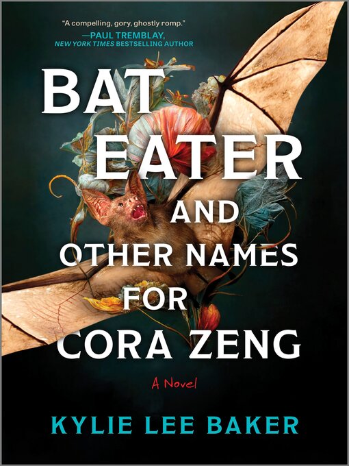 A striking book cover featuring the title in bold white and light blue text overlaying a surreal composition of bat wings, flowers, and insects. The background is dark, creating a vivid contrast with the colorful, dreamlike imagery..jpg