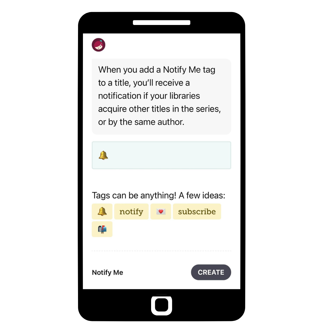Notify Me tag in Libby