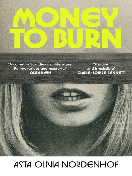 The cover features a grainy black-and-white image of a woman’s mouth, with her eyes obscured by a dark ocean horizon.