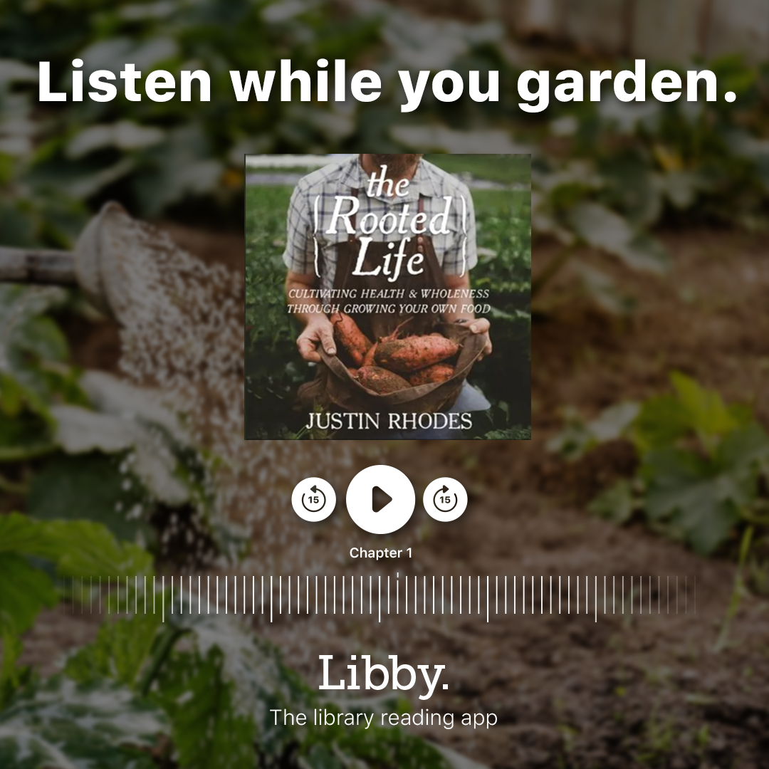 Listen while you garden