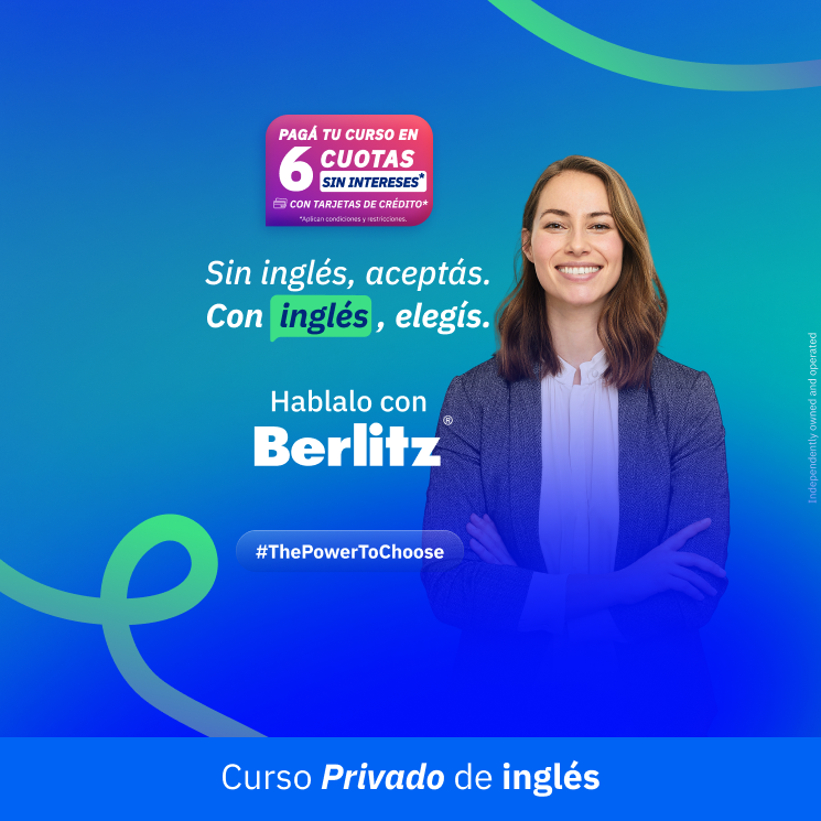 Profesor de ingles de Berlitz tomando un examen.