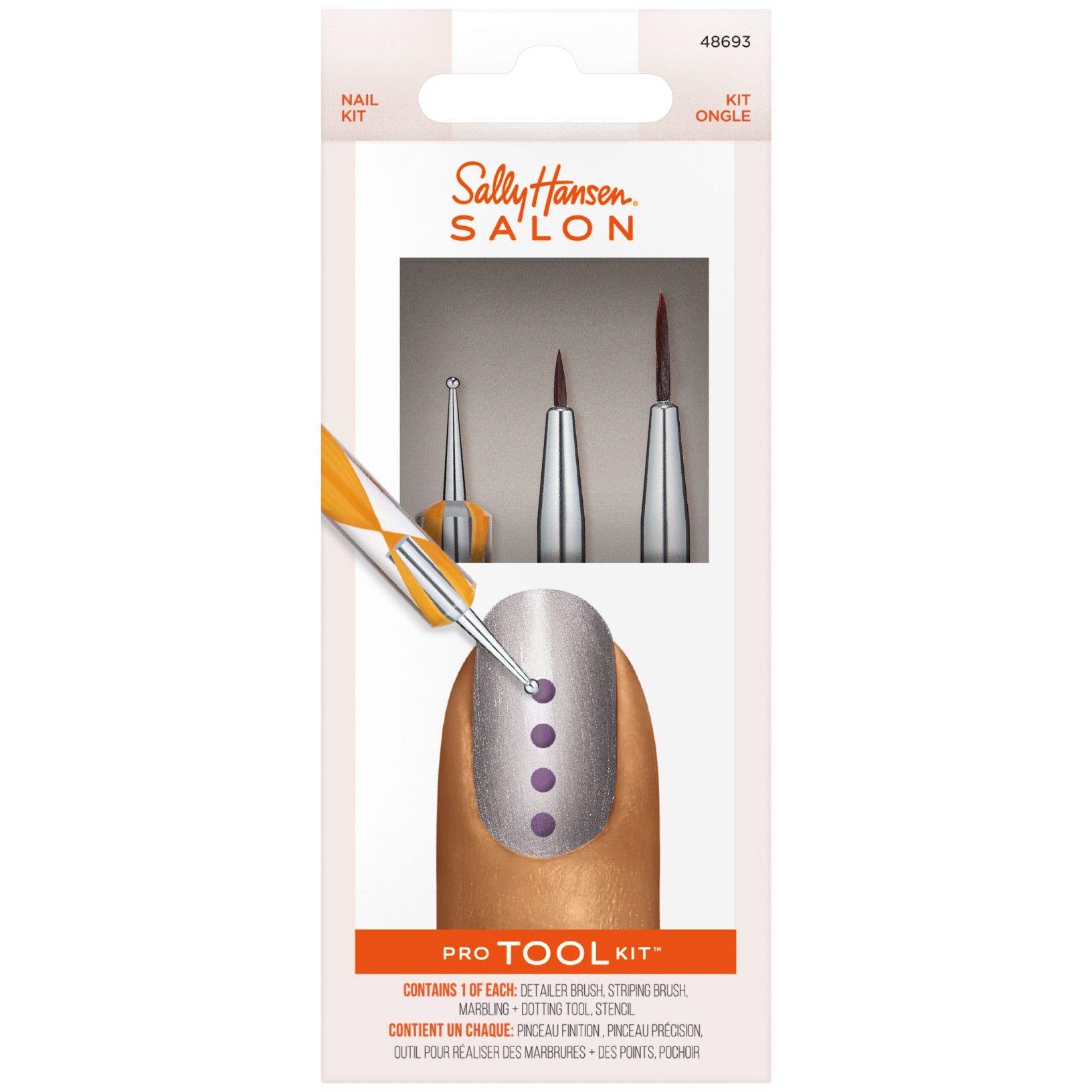 Buy D.B.Z. Nail Art Kit with , 100 Nails,15 Pcs Nail Art Brush,5 pcs Nail  Dotting Tools,48 Pcs 3D Nail glitter bottles,10 Round Nail Tapes,2 Nail  Glue & 2 Pc Nail Filer – (
