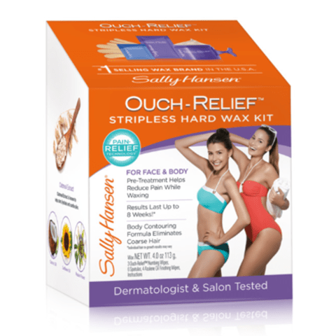 Ouch Relief Stripless Hard Wax Kit Sally Hansen
