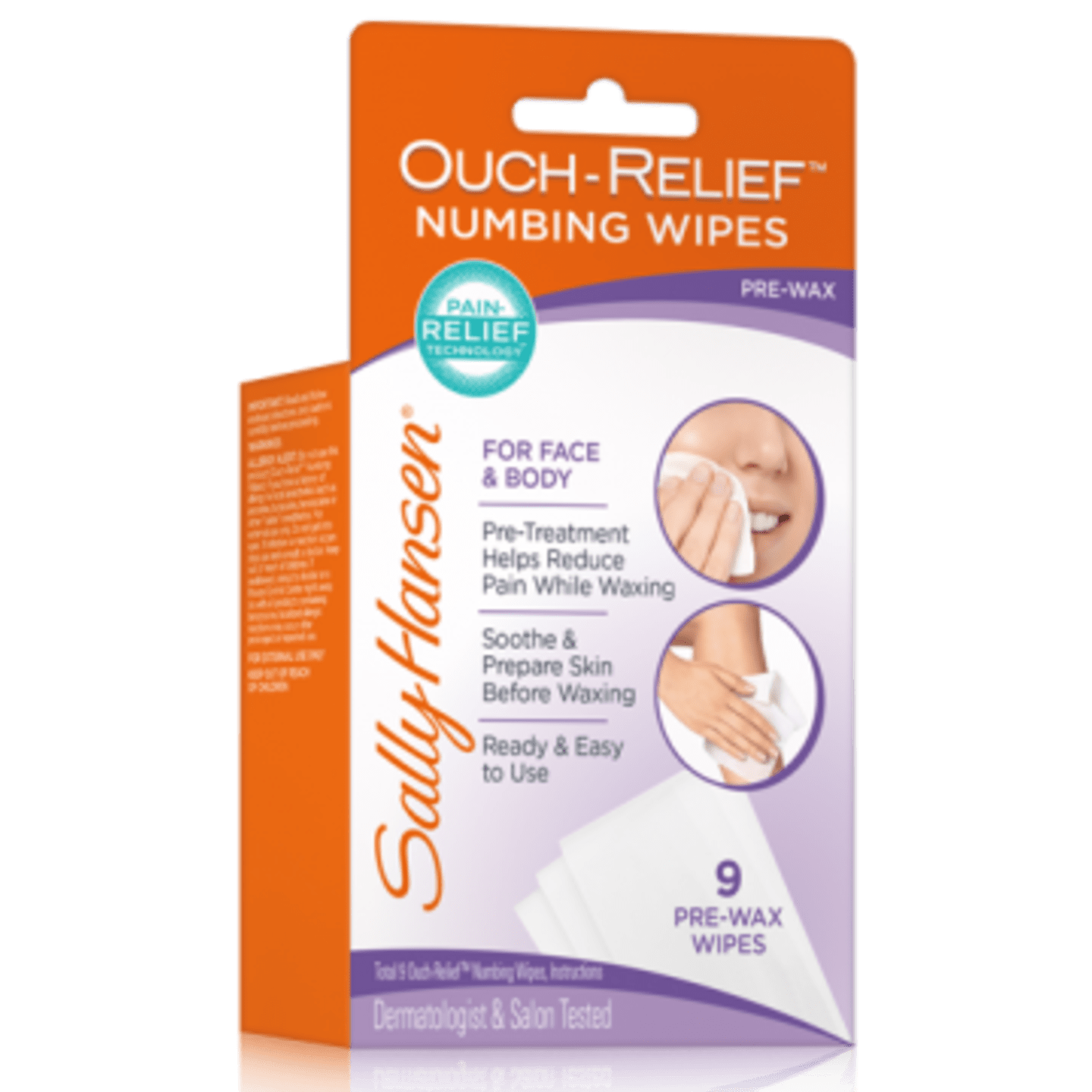 Ouch-Relief Numbing Wipes | Sally Hansen