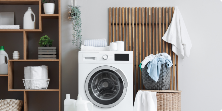 Almacenaje seguro en lavandería