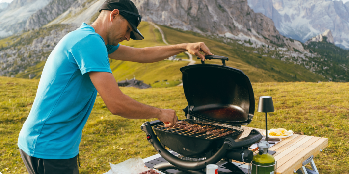 Parrilla portátil: ideal para playa, campo o camping