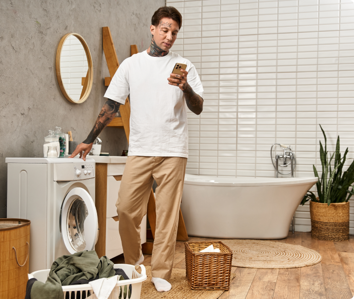 Cuidado de prendas con lavadoras inteligentes