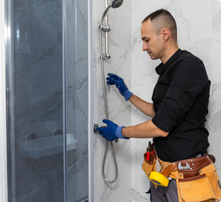 Herramientas y materiales para instalar una rapiducha