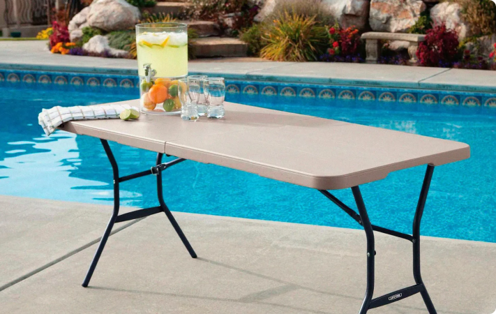 Mesa portátil para camping