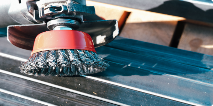 Limpieza final del metal antes de protegerlo