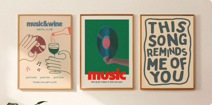 Cuadros y marcos para dormitorio