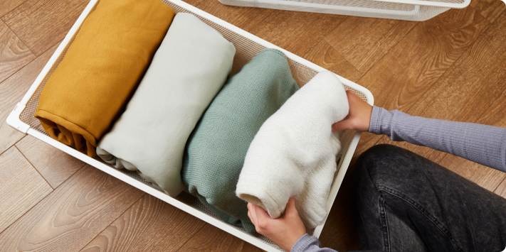 Cajas organizadoras para ropa