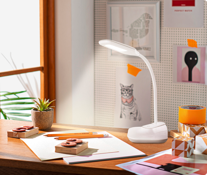 Iluminación para espacios de estudio o trabajo