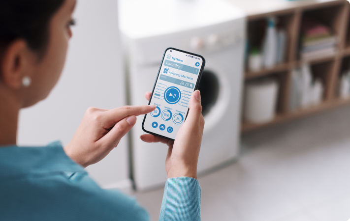 Funciones inteligentes en lavadoras