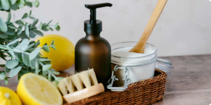 Limpieza sostenible en el hogar